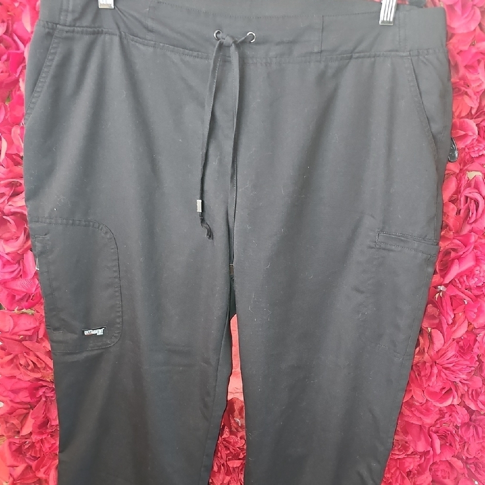 Grey's Anatomy Black Scrub Cargo Pants Size Xlarge